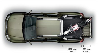 Duster Oroch - transport capacity