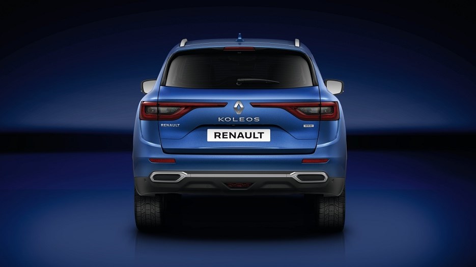 KOLEOS  rear, colour blue