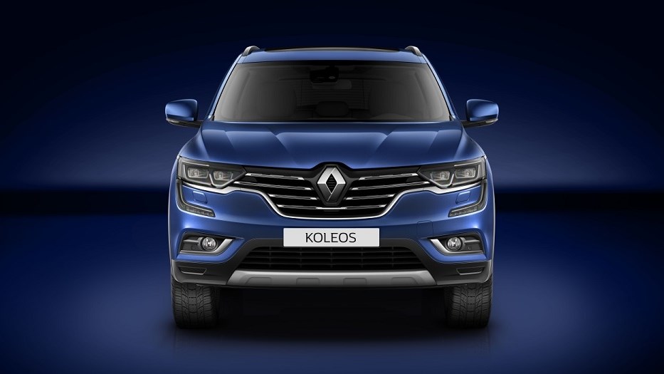 KOLEOS front, colour blue,