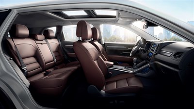 Koleos interior technology