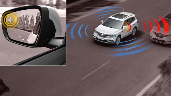 Koleos - blind spot detection